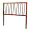 Baxton Studio Rahela Mid-Century Modern Ash Walnut Finished Wood Queen Size Headboard 238-12882-ZORO - alternate 1